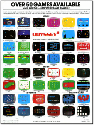 46 Odyssey 2 Games