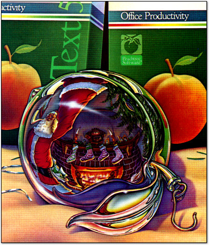 Peachtree Christmas Ad - 1983