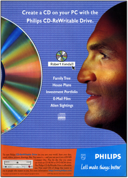 Philips CD-RW Drive Ad - 1997