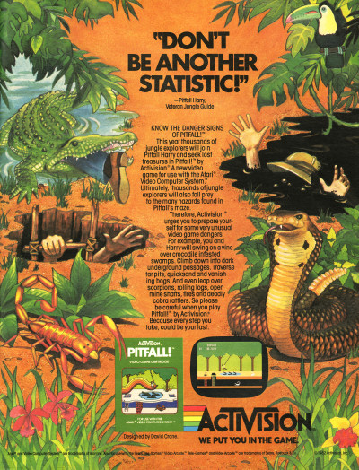 Activision Pitfall! for Atari 2600 LIFE Magazine scan - 1982