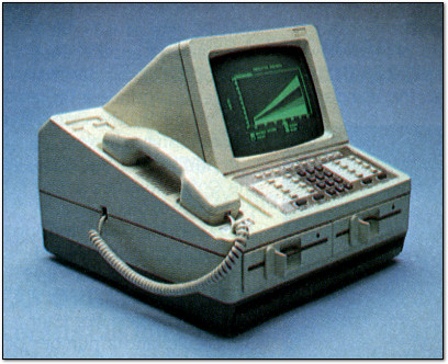 Rolm Cedar Telephone Terminal Computer in BYTE - 1985