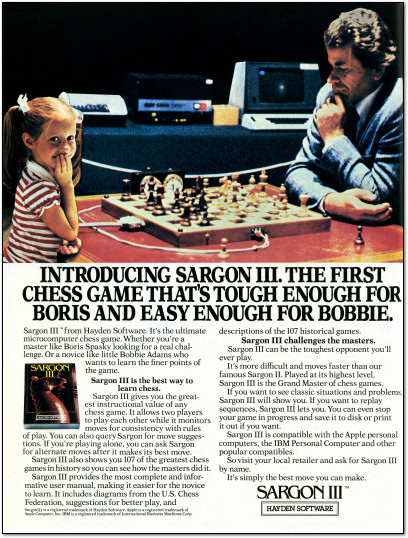 Sargon III Ad - 1983