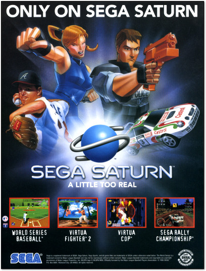 Sega Saturn Ad - 1996