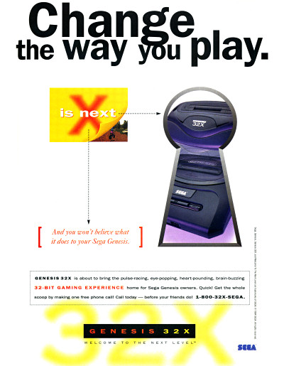 Sega 32X Genesis Electronic Gaming Monthly ad - 1994