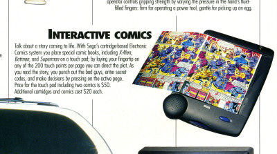 Sega Interactive Comics Sega Electronic Comics Batman Popular Science What's New - April 1995