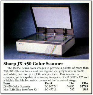 Sharp JX-450 Color Scanner
