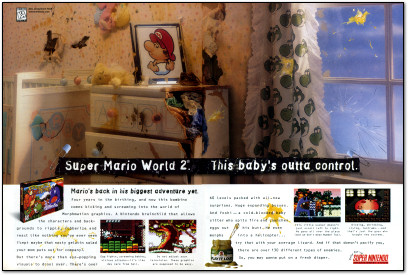 Super Mario World 2 Ad - SNES - 1996