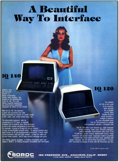 Soroc Terminal IQ 120 IQ 140 Ad - 1979