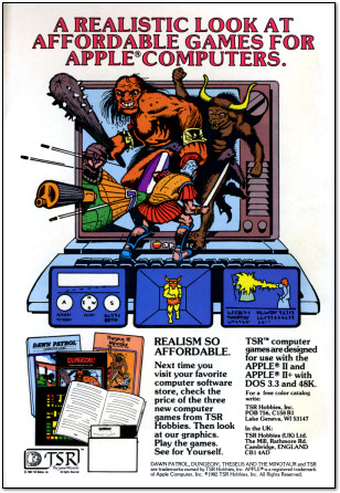 TSR Computer Games Ad