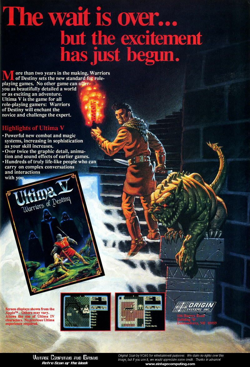 Ultima V Game Box artwork Retro Gaming Jigsaw Puzzle #078 