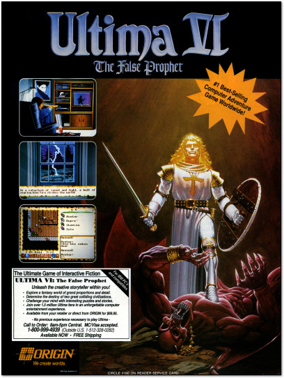 Ultima VI PC Game Advertisement - 1991