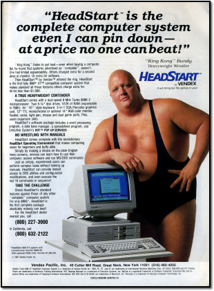 King Kong Bundy with Computer