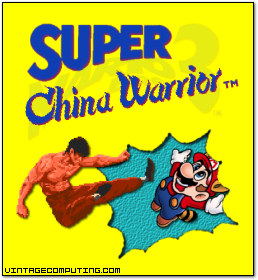 China Warrior kicks Mario