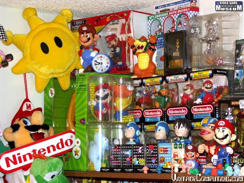 Video shop game memorabilia
