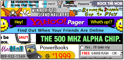31 Vintage Web Ad Banners Header
