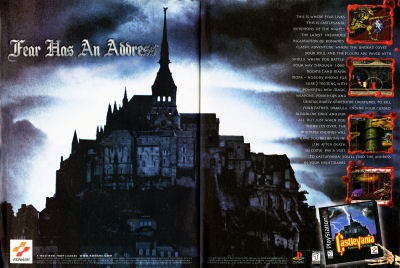 First Castlevania Symphony of the Night Magazine Advertisement - EGM 1997