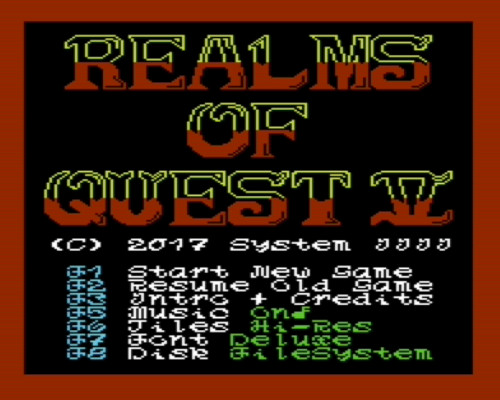 VIC-20 Realms of Quest V Screenshot