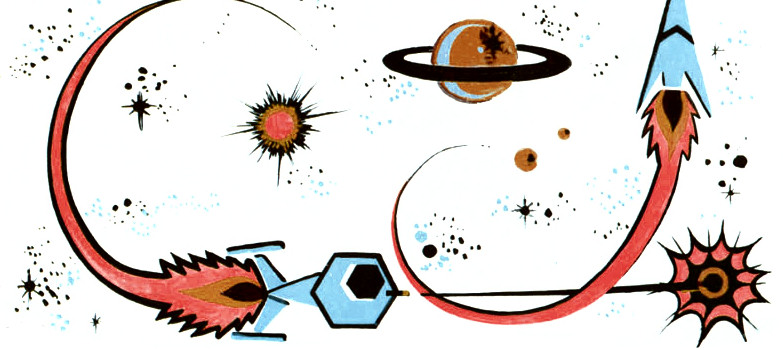 Spacewar! - PDP-1 - One of the First Video Games (MIT 1962)
