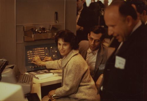 People Playing Spacewar in 1964