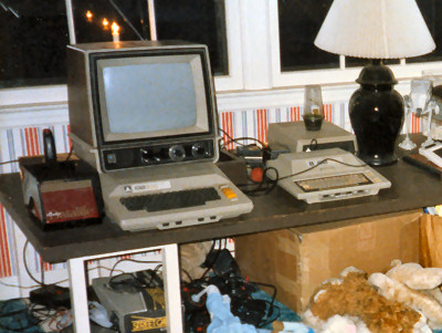 Benj's Brother's Bedroom in December 1985 - Atari 800 Atari 400