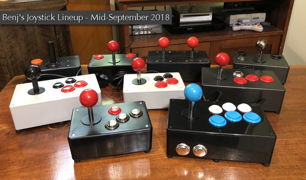 Benj's Joysticks in Mid-September 2018