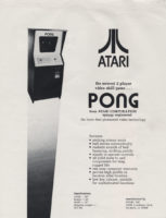 An Atari Pong arcade flyer from 1972.