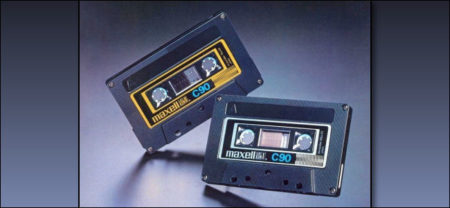 Two Maxell cassette tapes
