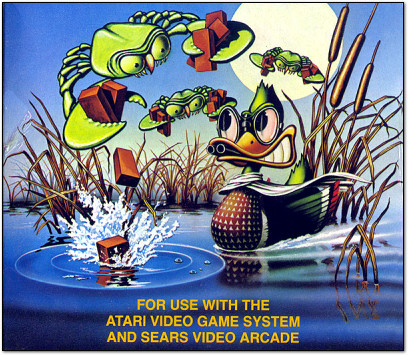 World's Weirdest Video Game Box Art - Deadly Duck - Atari 2600 - 1982